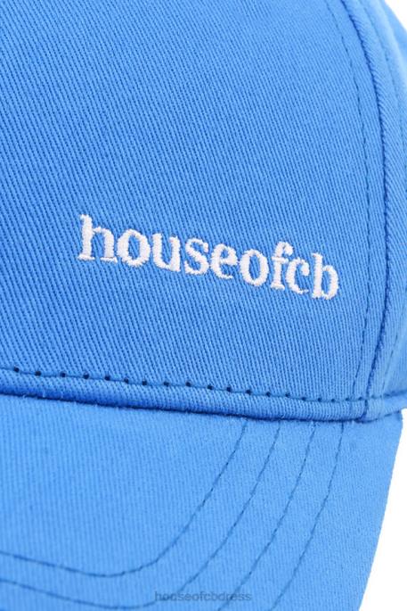 House of CB Devon Blue Buckle Back Baseball Cap Accessories 4H6N1060