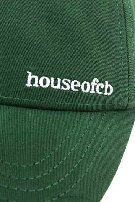 House of CB Devon Green Buckle Back Baseball Cap Accessories 4H6N1061