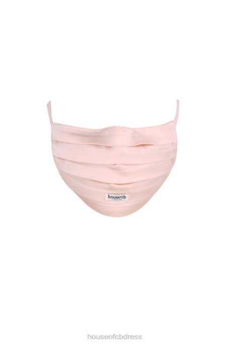 House of CB Blush Satin Face Masks - Set of 3 Accessories 4H6N1255