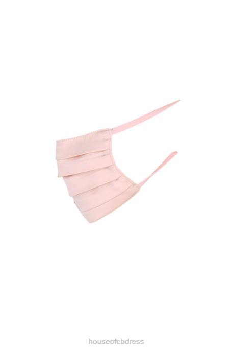 House of CB Blush Satin Face Masks - Set of 3 Accessories 4H6N1255