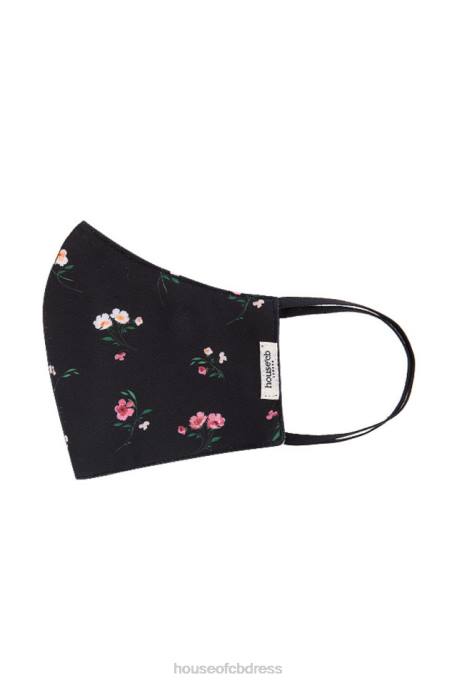 House of CB Dark Floral Face Masks - Set of 3 Accessories 4H6N1253