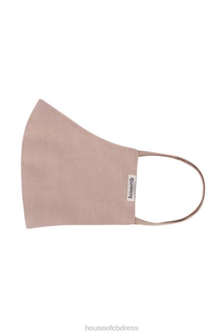 House of CB Neutral Linen Face Masks - Set of 3 Accessories 4H6N1254