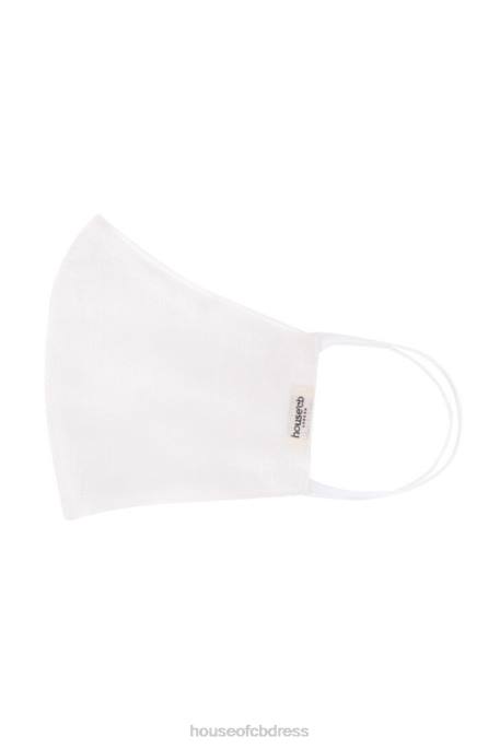 House of CB Neutral Linen Face Masks - Set of 3 Accessories 4H6N1254