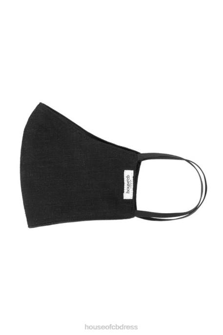 House of CB Neutral Linen Face Masks - Set of 3 Accessories 4H6N1254