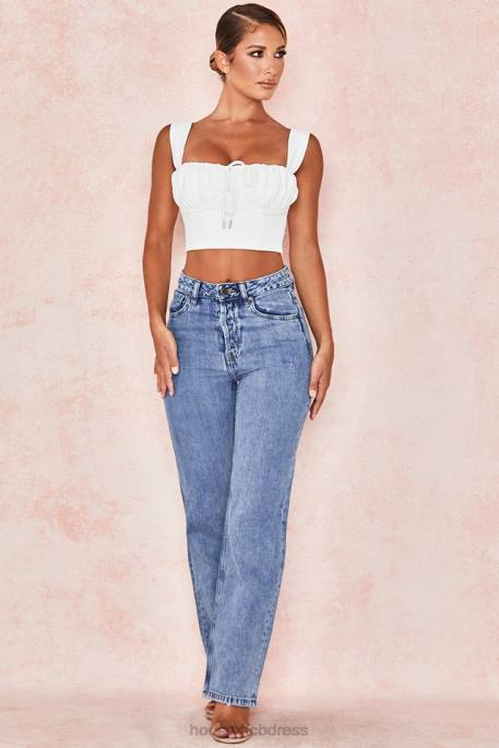 House of CB Yara Vintage Fit High Waist Jeans Clothing 4H6N646