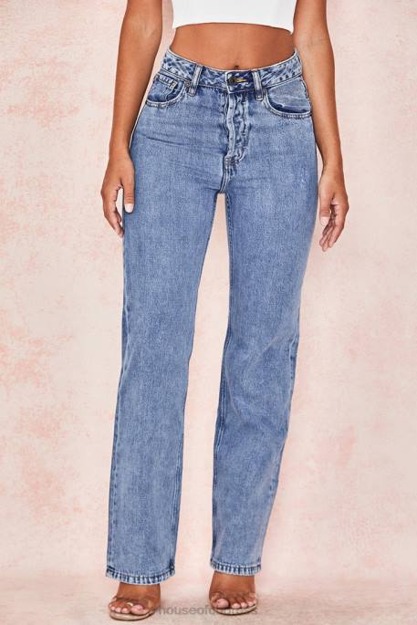 House of CB Yara Vintage Fit High Waist Jeans Clothing 4H6N646
