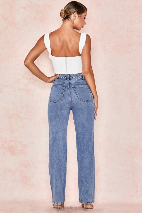 House of CB Yara Vintage Fit High Waist Jeans Clothing 4H6N646