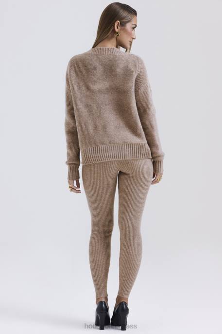 House of CB Rosmina Barley Natural Wool Leggings Clothing 4H6N824