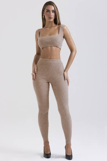House of CB Rosmina Barley Natural Wool Leggings Clothing 4H6N824