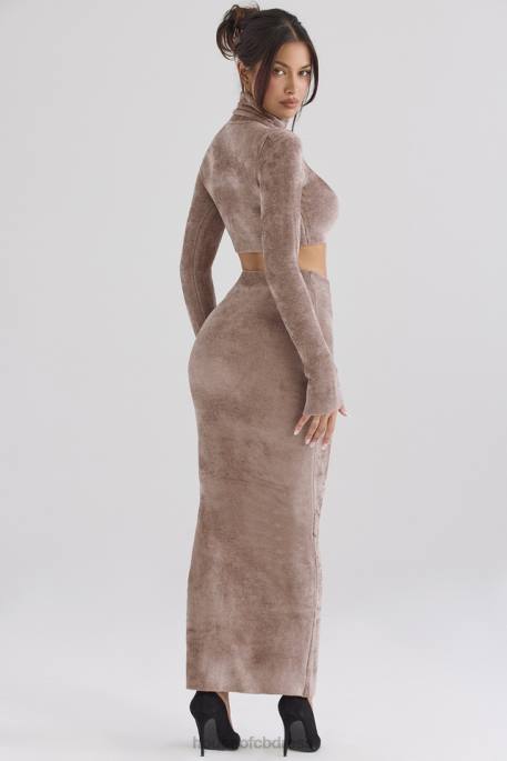 House of CB Rene Rose Chenille Maxi Skirt Clothing 4H6N882