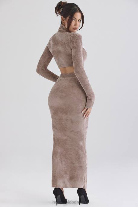 House of CB Rene Rose Chenille Maxi Skirt Clothing 4H6N882