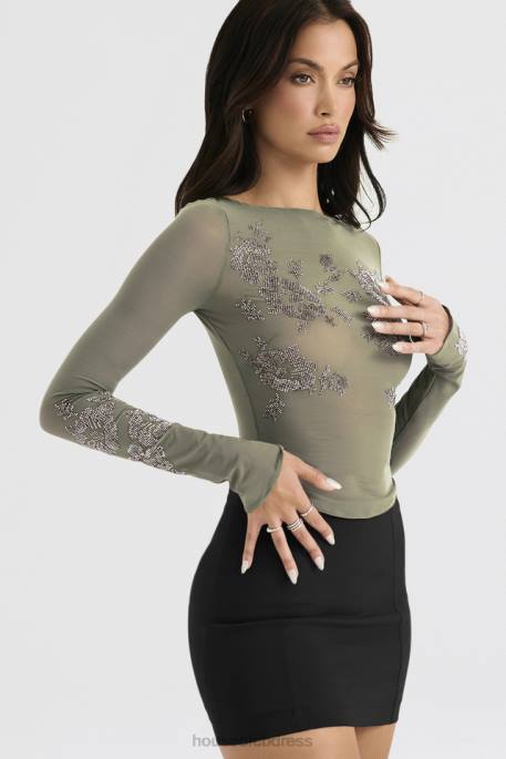 House of CB Nisha Black Sculpting Mini Skirt Clothing 4H6N896