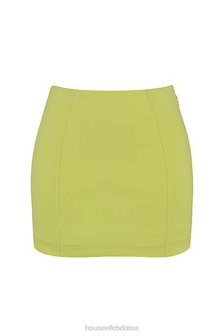 House of CB Nisha Neon Sculpting Mini Skirt Clothing 4H6N923