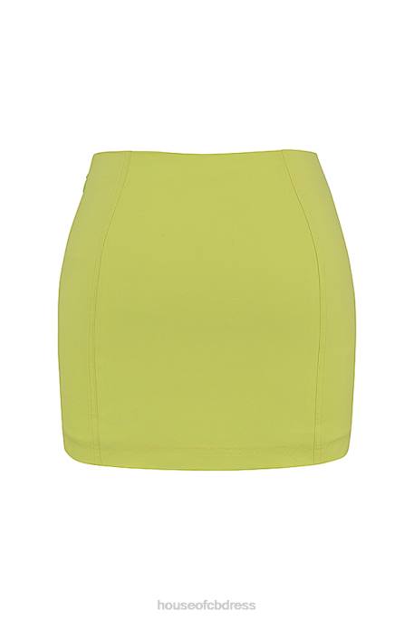 House of CB Nisha Neon Sculpting Mini Skirt Clothing 4H6N923