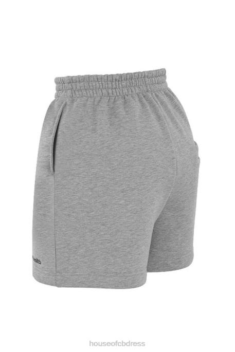House of CB Auden Grey Jersey Track Shorts Clothing 4H6N1005