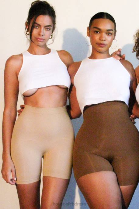 House of CB Sculpting Shorts Mocha Clothing 4H6N958