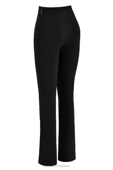 House of CB Laurel Black High Waisted Trousers Clothing 4H6N897