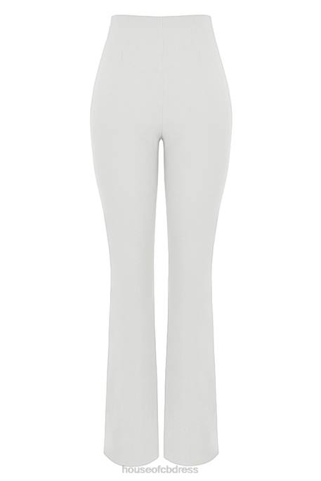 House of CB Laurel Ivory High Waisted Trousers Clothing 4H6N910