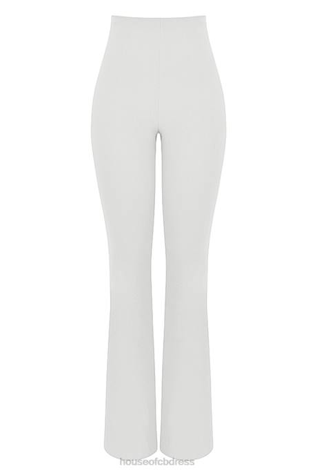 House of CB Laurel Ivory High Waisted Trousers Clothing 4H6N910