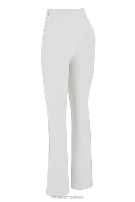 House of CB Laurel Ivory High Waisted Trousers Clothing 4H6N910