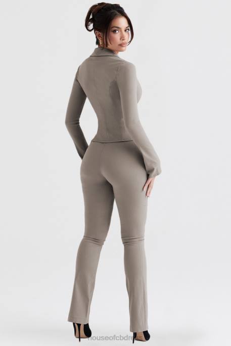 House of CB Laurel Smoke High Waisted Trousers Clothing 4H6N889