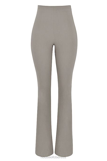 House of CB Laurel Smoke High Waisted Trousers Clothing 4H6N889
