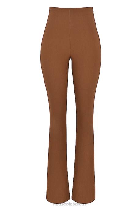 House of CB Laurel Toast High Waisted Trousers Clothing 4H6N924