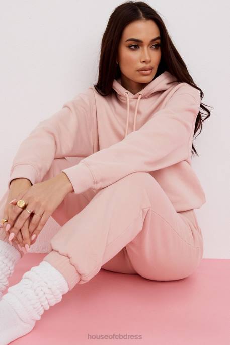 House of CB Sky Blush Fleece Back Jogging Trouser Clothing 4H6N976