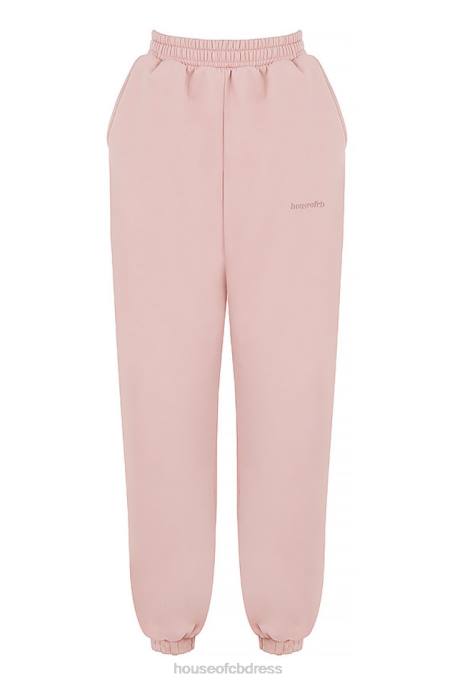 House of CB Sky Blush Fleece Back Jogging Trouser Clothing 4H6N976