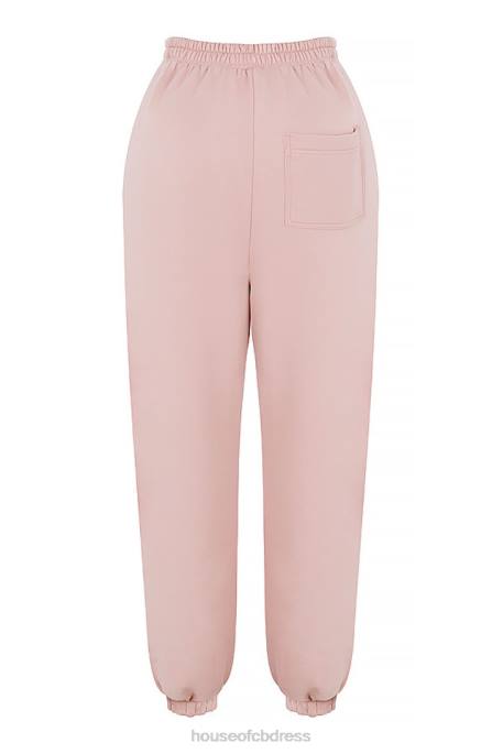 House of CB Sky Blush Fleece Back Jogging Trouser Clothing 4H6N976