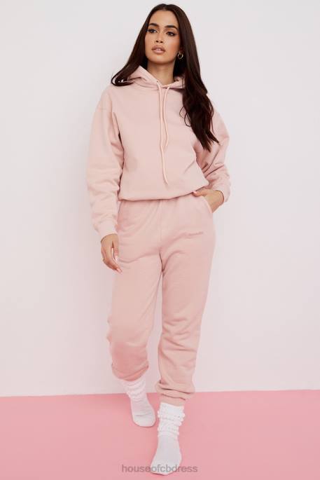 House of CB Sky Blush Fleece Back Jogging Trouser Clothing 4H6N976