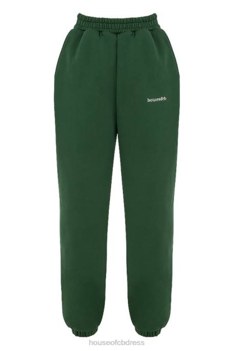 House of CB Sky Green Fleece Back Jogging Trousers Clothing 4H6N1009