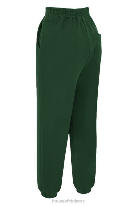 House of CB Sky Green Fleece Back Jogging Trousers Clothing 4H6N1009