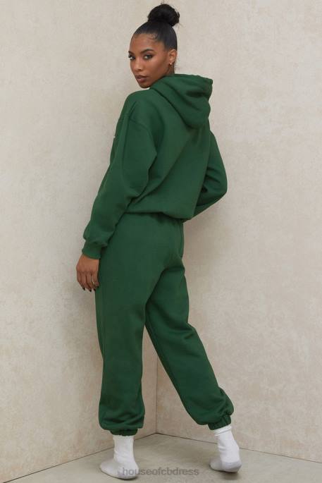 House of CB Sky Green Fleece Back Jogging Trousers Clothing 4H6N1009