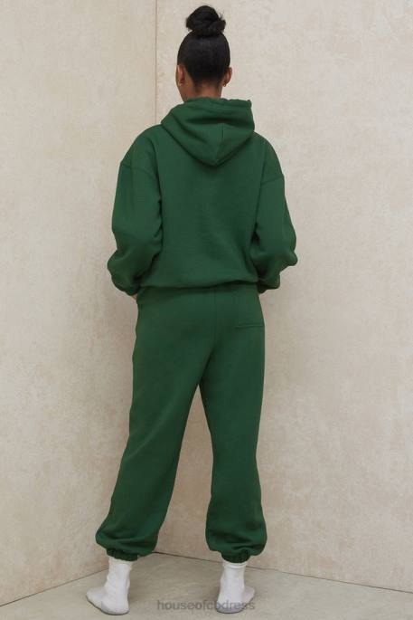 House of CB Sky Green Fleece Back Jogging Trousers Clothing 4H6N1009