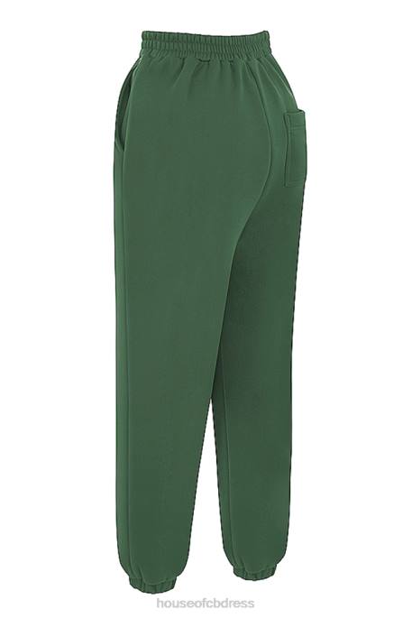 House of CB Sky Moss Fleece Back Jogging Trousers Clothing 4H6N946