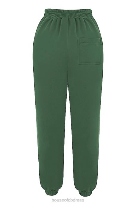 House of CB Sky Moss Fleece Back Jogging Trousers Clothing 4H6N946