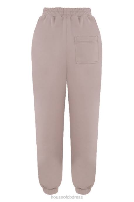 House of CB Sky Stone Fleece Back Jogging Trousers Clothing 4H6N1000