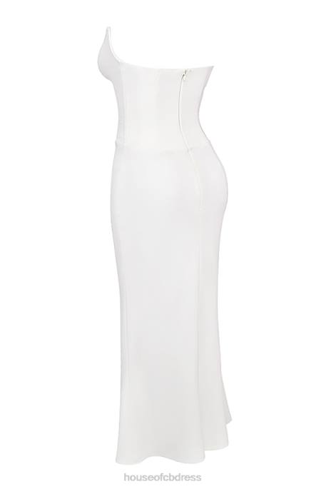 House of CB Tamara Ivory Strapless Corset Dress Clothing 4H6N224