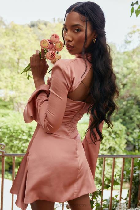 House of CB Toira Rose Draped Corset Dress Clothing 4H6N466