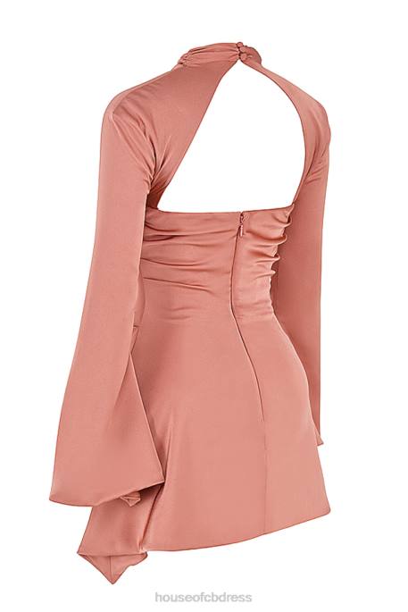 House of CB Toira Rose Draped Corset Dress Clothing 4H6N466