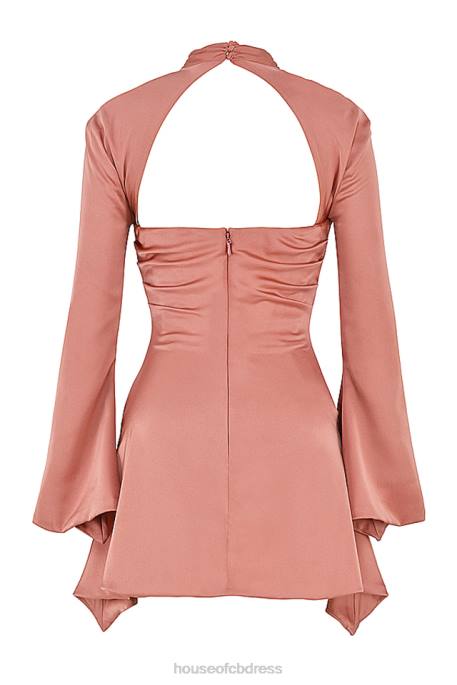 House of CB Toira Rose Draped Corset Dress Clothing 4H6N466