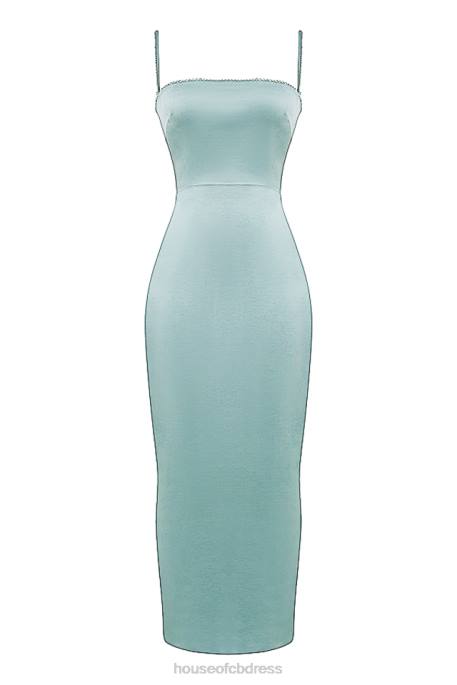 House of CB Costanza Light Jade Maxi Dress Clothing 4H6N254