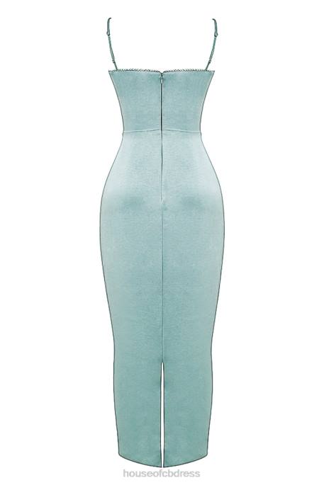 House of CB Costanza Light Jade Maxi Dress Clothing 4H6N254