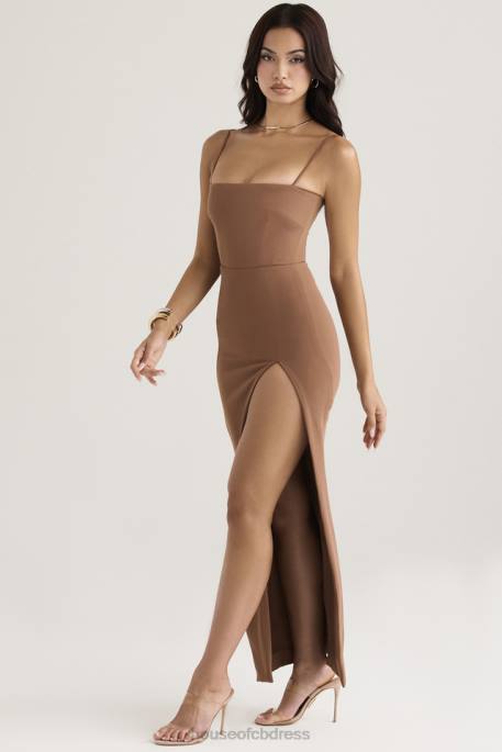 House of CB Jaida Toast Corset Maxi Dress Clothing 4H6N446