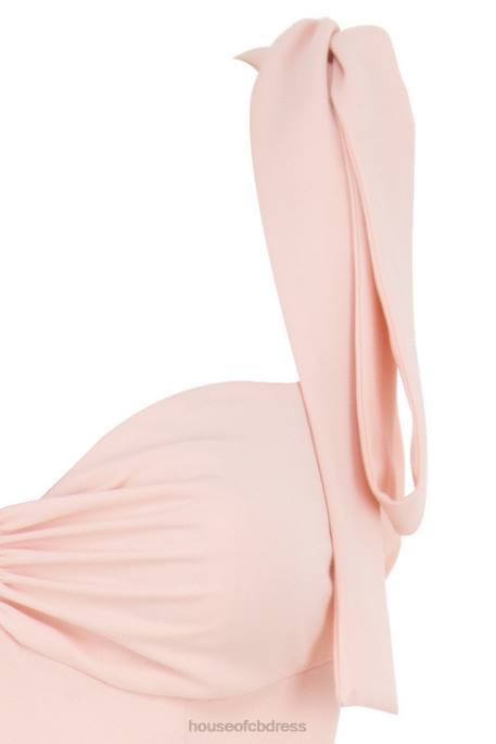 House of CB Alicia Blush Pink Midi Sundress Clothing 4H6N614