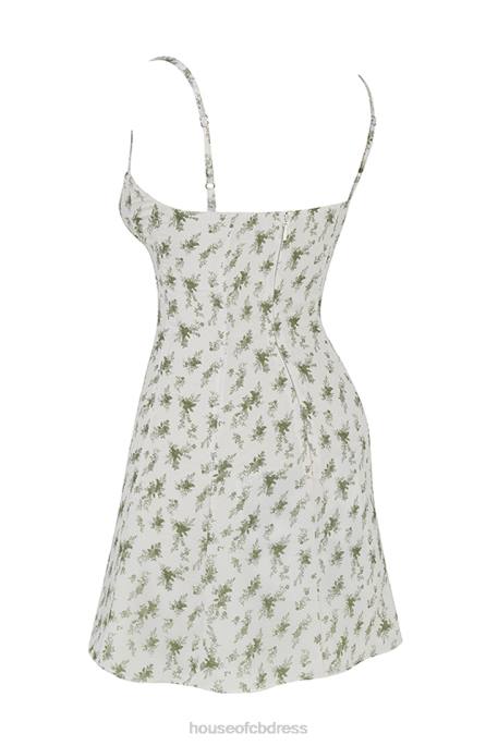 House of CB Christiana Garden Print Mini Dress Clothing 4H6N433