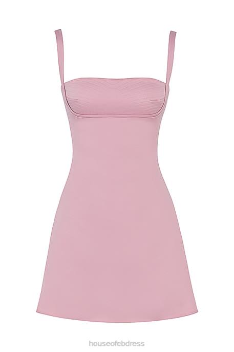 House of CB Kara Pink Quartz Mini Dress Clothing 4H6N417