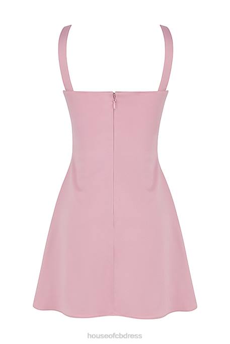 House of CB Kara Pink Quartz Mini Dress Clothing 4H6N417
