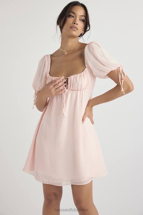 House of CB Princess Pink Quartz Mini Dress Clothing 4H6N434